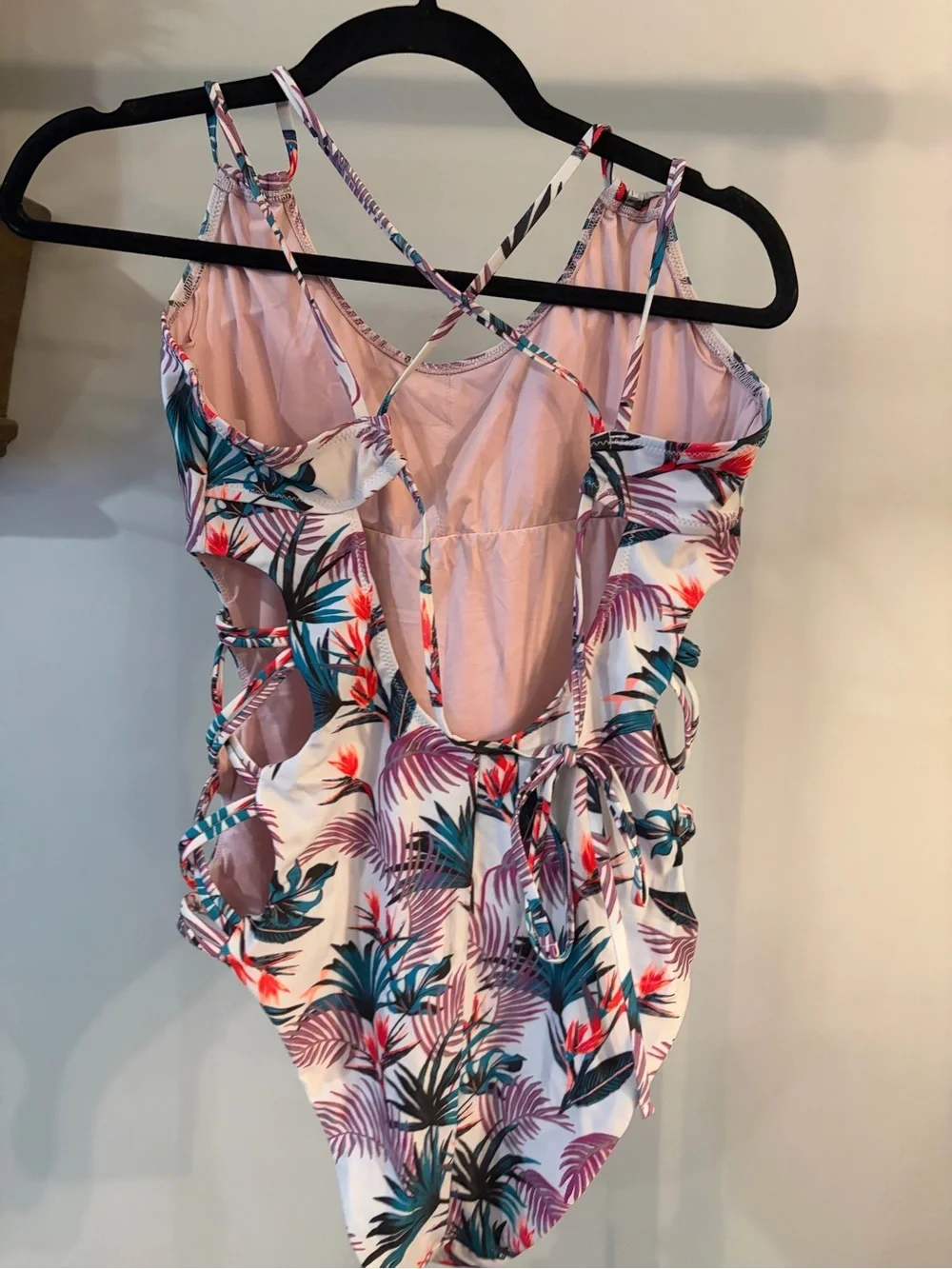 Alyned Together Tropical Floral One-Piece Swimsuit - Women’s size small